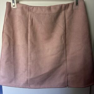 Francesca's Collections Blush Pink Mini Skirt